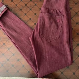 Jeggings Wine color NWOT!